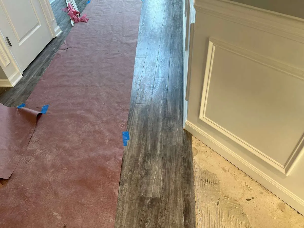 Completed marble shower restoration in Kinston